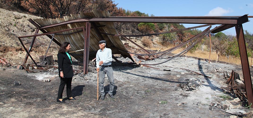 YANGINDAN ZARAR GÖREN ÜRETİCİLERİMİZİN YANINDAYIZ